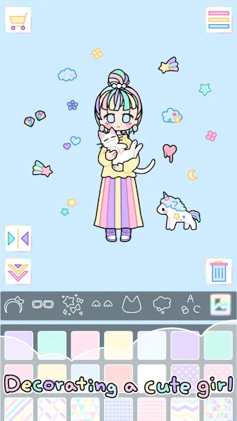 Скачать взлом Pastel Girl : Dress Up Game  [МОД Много монет] — стабильная версия apk на Андроид screen 2