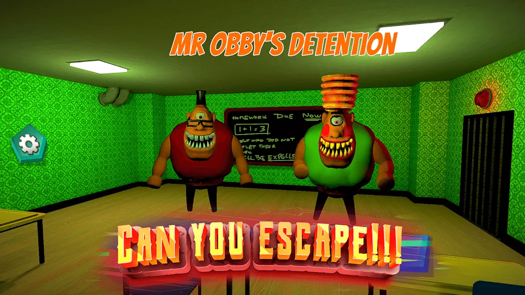 Скачать взлом Mr Obby's Detention  [МОД Все открыто] — полная версия apk на Андроид screen 1