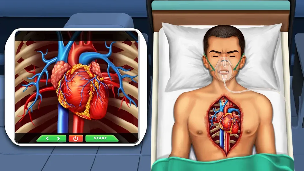 Взломанная Surgery Simulator Doctor Game  [МОД Много монет] — полная версия apk на Андроид screen 3