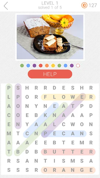 Скачать взломанную 10×10 Word Search (десять на десять)  [МОД Mega Pack] — полная версия apk на Андроид screen 3