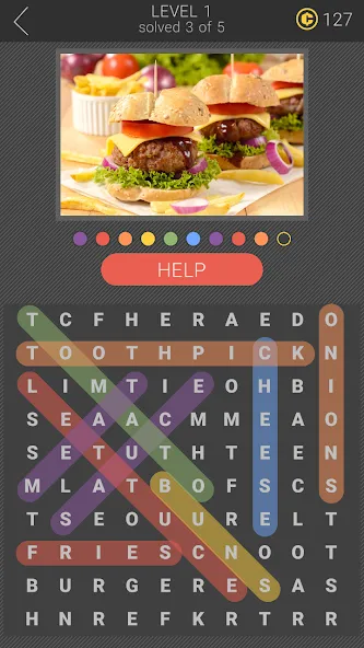 Скачать взломанную 10×10 Word Search (десять на десять)  [МОД Mega Pack] — полная версия apk на Андроид screen 4