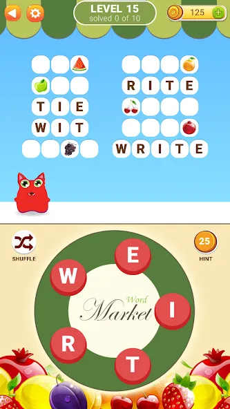 Скачать взломанную Word Market  [МОД Много монет] — последняя версия apk на Андроид screen 2