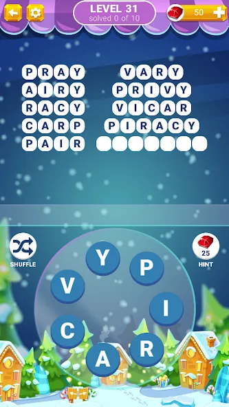 Скачать взлом Word Connection: Puzzle Game  [МОД Бесконечные деньги] — стабильная версия apk на Андроид screen 3