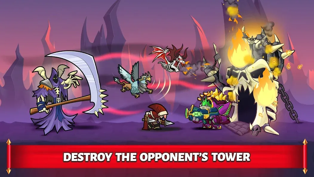 Скачать взлом Tower Conquest: Tower Defense  [МОД Mega Pack] — полная версия apk на Андроид screen 2