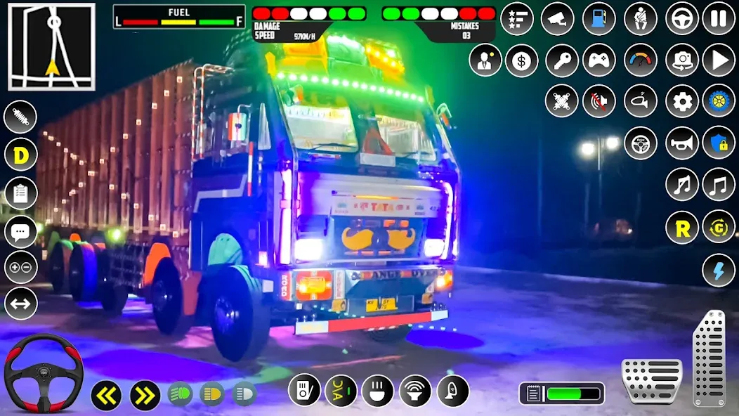 Скачать взломанную Indian Truck Driver Simulator  [МОД Много денег] — стабильная версия apk на Андроид screen 1