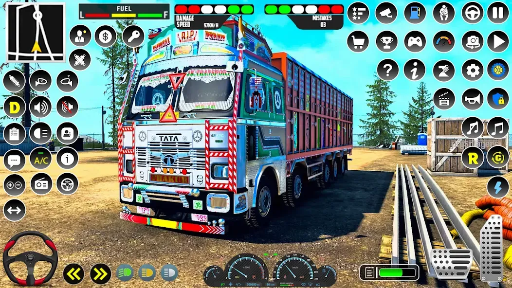 Скачать взломанную Indian Truck Driver Simulator  [МОД Много денег] — стабильная версия apk на Андроид screen 4