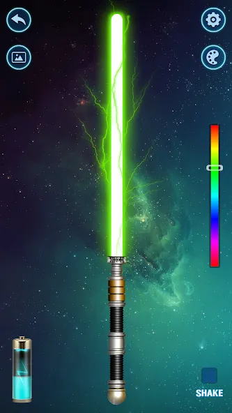 Взлом Lightsaber Gun Simulator  [МОД Меню] — последняя версия apk на Андроид screen 3