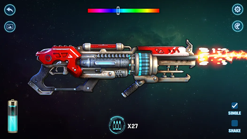 Взлом Lightsaber Gun Simulator  [МОД Меню] — последняя версия apk на Андроид screen 5