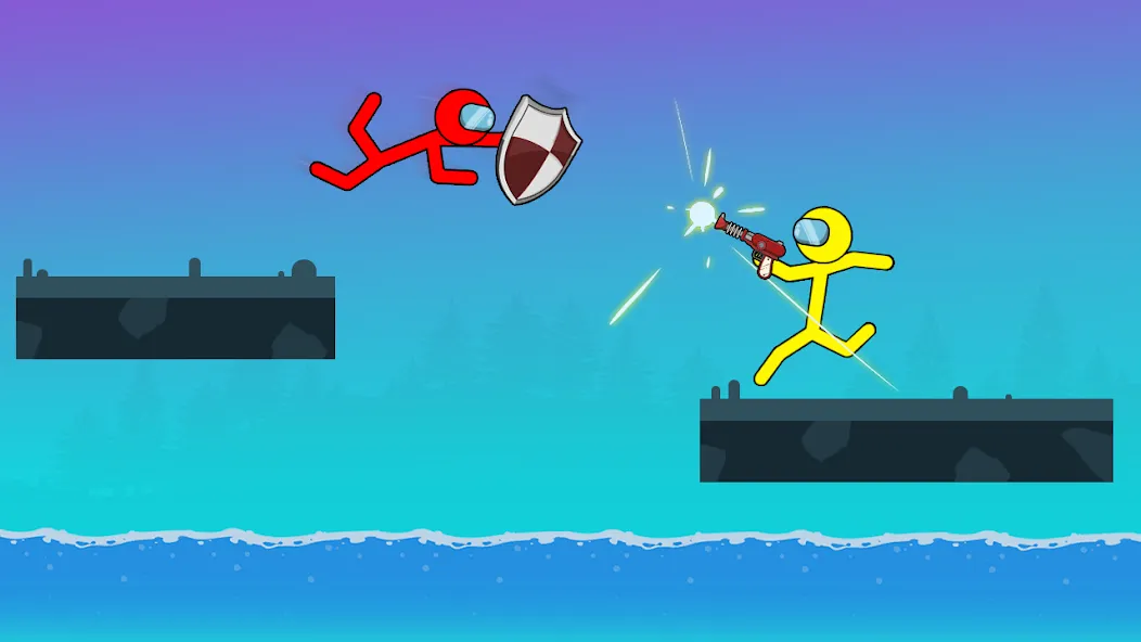 Скачать взломанную Stick-man Fighting Games  [МОД Бесконечные монеты] — полная версия apk на Андроид screen 5