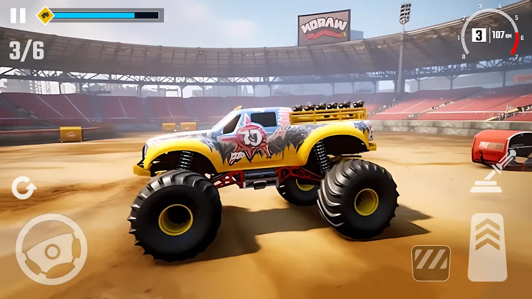 Скачать взлом 4×4 Monster Truck Racing Games (Монстр Трак Гонки игры)  [МОД Много монет] — последняя версия apk на Андроид screen 2