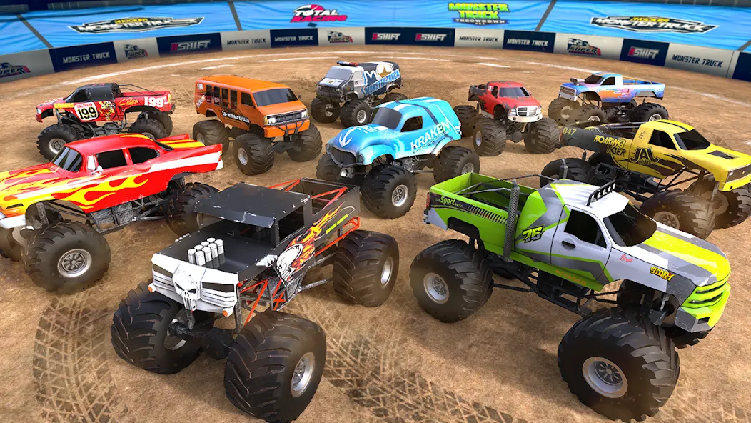 Скачать взлом 4×4 Monster Truck Racing Games (Монстр Трак Гонки игры)  [МОД Много монет] — последняя версия apk на Андроид screen 3