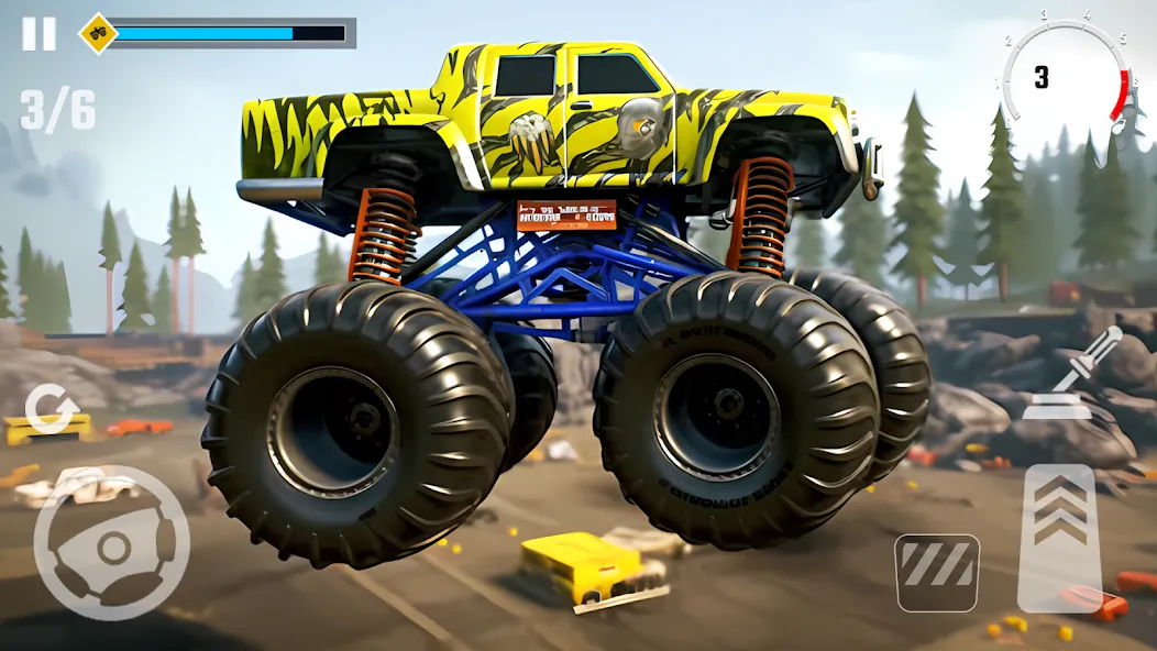 Скачать взлом 4×4 Monster Truck Racing Games (Монстр Трак Гонки игры)  [МОД Много монет] — последняя версия apk на Андроид screen 4