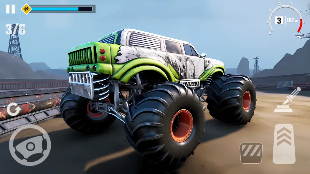 Скачать взлом 4×4 Monster Truck Racing Games (Монстр Трак Гонки игры)  [МОД Много монет] — последняя версия apk на Андроид screen 5