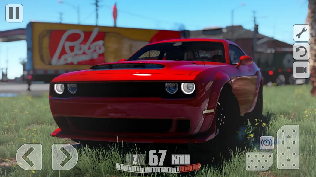 Взлом Simulator Dodge Demon Parking (Симулятор парковки  )  [МОД Бесконечные монеты] — полная версия apk на Андроид screen 1