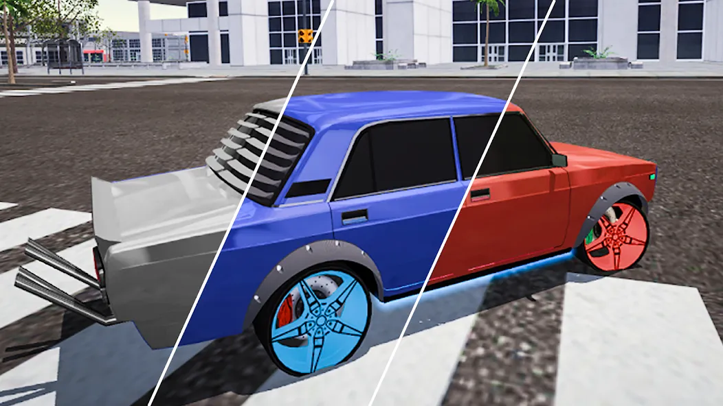 Скачать взломанную Drive Classic VAZ 2107 Parking  [МОД Unlimited Money] — стабильная версия apk на Андроид screen 3