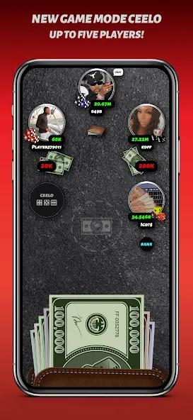 Скачать взлом Phone Dice™ Street Dice Game (Фон Дайс Стрит Дайс Гейм)  [МОД Бесконечные деньги] — последняя версия apk на Андроид screen 3