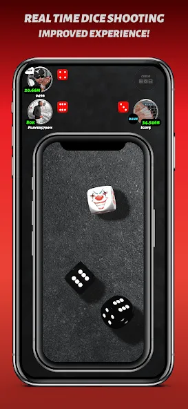 Скачать взлом Phone Dice™ Street Dice Game (Фон Дайс Стрит Дайс Гейм)  [МОД Бесконечные деньги] — последняя версия apk на Андроид screen 5