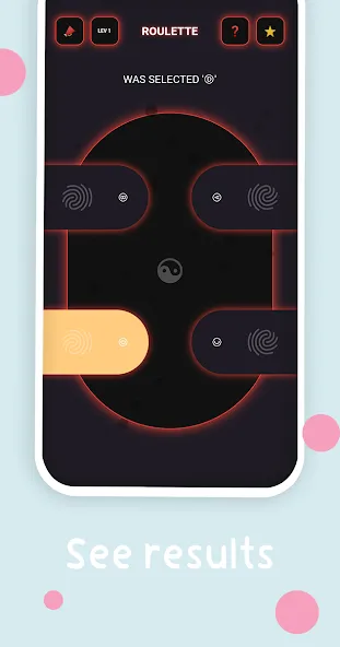 Взломанная Mini : Finger Picker Chooser (Шок)  [МОД Все открыто] — стабильная версия apk на Андроид screen 1