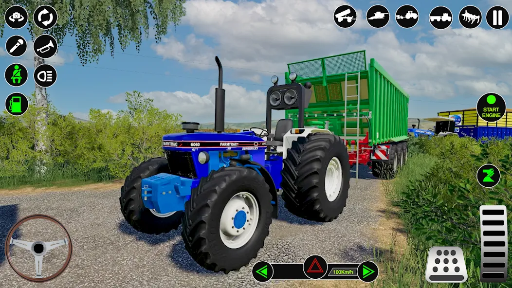 Скачать взломанную Farming Tractor Simulator Game  [МОД Все открыто] — полная версия apk на Андроид screen 3