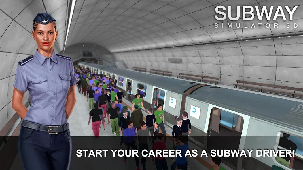 Взлом Subway Simulator 3D  [МОД Menu] — полная версия apk на Андроид screen 1