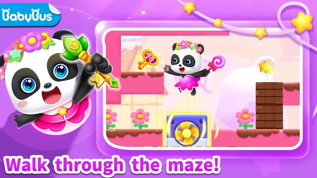 Скачать взлом Little Panda’s Jewel Adventure  [МОД Menu] — последняя версия apk на Андроид screen 1