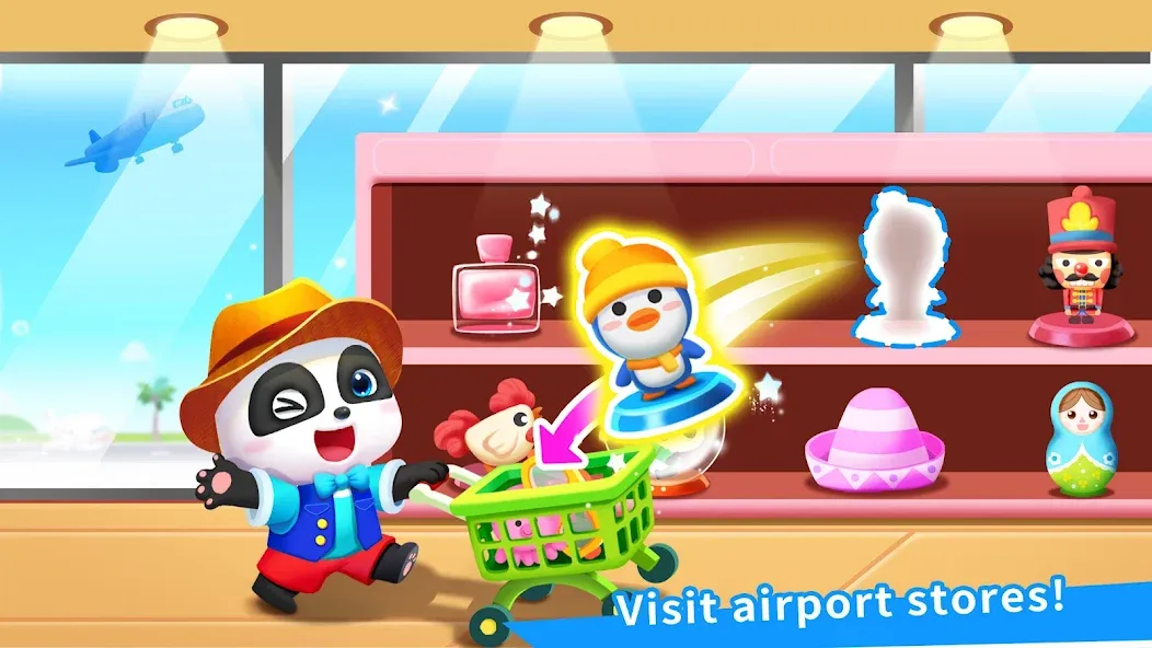 Взломанная Baby Panda's Airport  [МОД Mega Pack] — последняя версия apk на Андроид screen 5