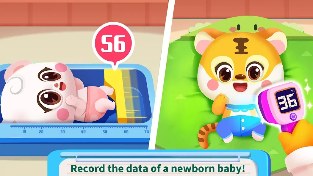 Скачать взломанную Baby Panda's Hospital Care  [МОД Menu] — полная версия apk на Андроид screen 2