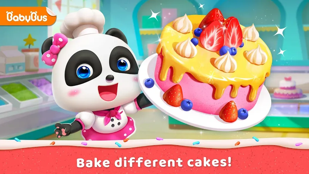 Скачать взлом Little Panda's Cake Shop  [МОД Unlocked] — последняя версия apk на Андроид screen 1