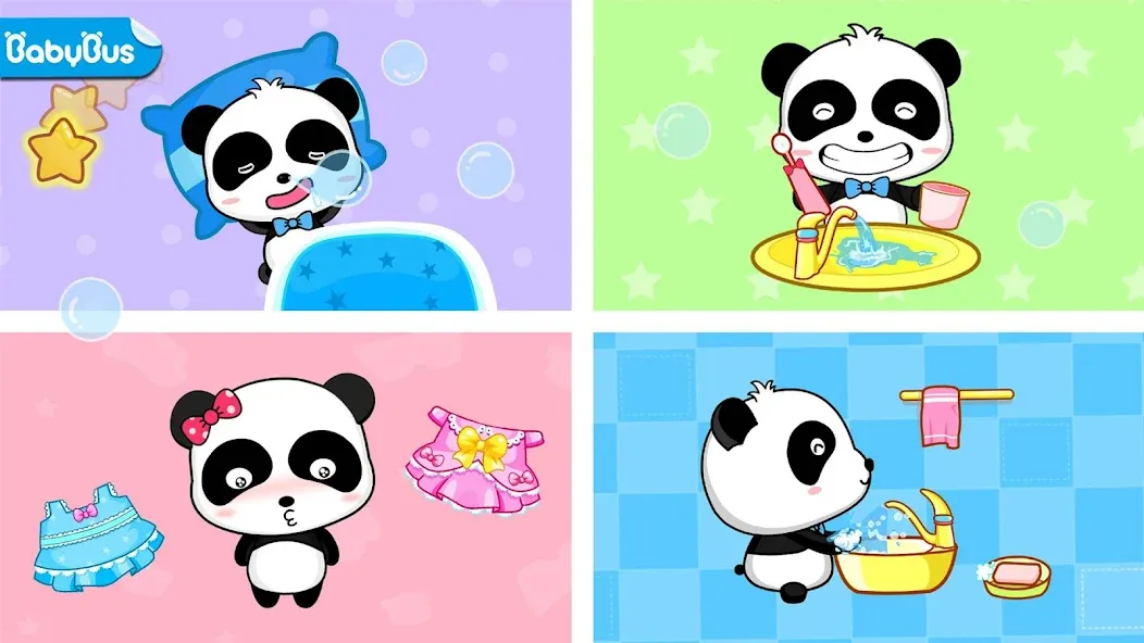 Скачать взлом Baby Panda's Daily Life  [МОД Бесконечные деньги] — стабильная версия apk на Андроид screen 1