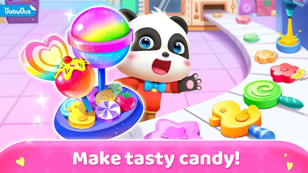 Скачать взломанную Little Panda's Candy Shop  [МОД Все открыто] — стабильная версия apk на Андроид screen 1