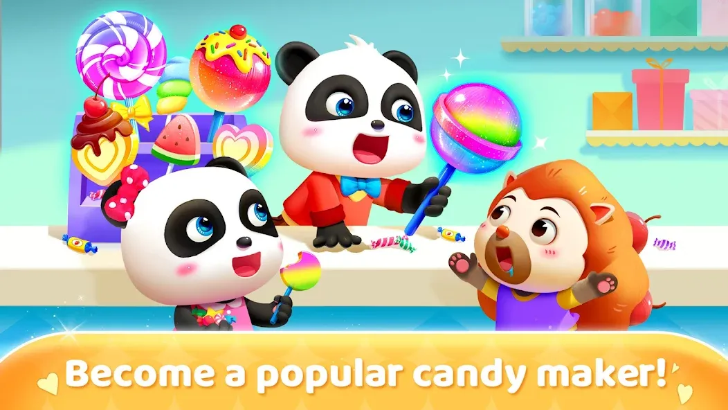 Скачать взломанную Little Panda's Candy Shop  [МОД Все открыто] — стабильная версия apk на Андроид screen 5