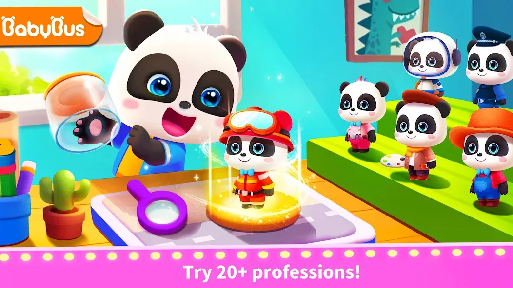 Скачать взломанную Baby Panda's Town: Life  [МОД Много монет] — стабильная версия apk на Андроид screen 1