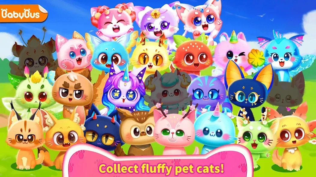 Скачать взломанную Little Panda's Cat Game  [МОД Меню] — стабильная версия apk на Андроид screen 1