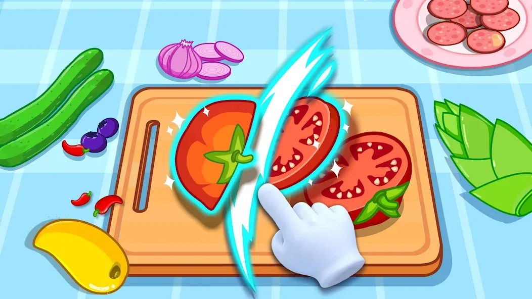 Скачать взлом My Baby Panda Chef  [МОД Menu] — стабильная версия apk на Андроид screen 2