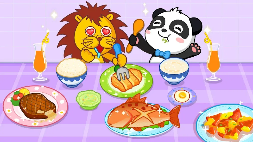 Скачать взлом My Baby Panda Chef  [МОД Menu] — стабильная версия apk на Андроид screen 5