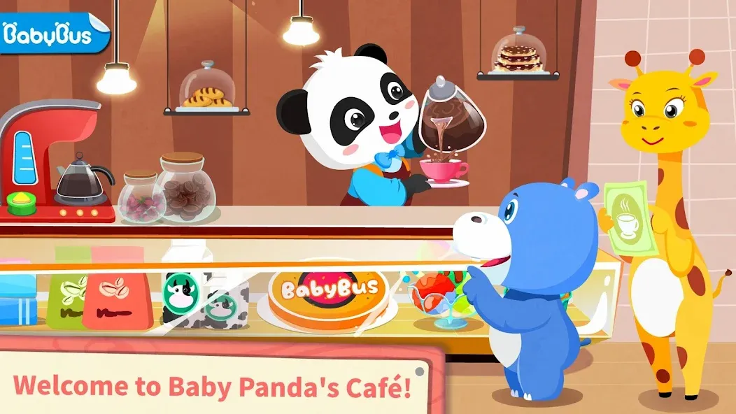 Скачать взлом Baby Panda’s Summer: Café  [МОД Много монет] — последняя версия apk на Андроид screen 1