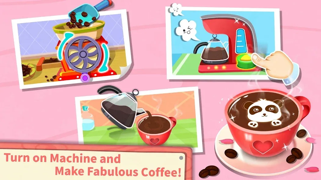 Скачать взлом Baby Panda’s Summer: Café  [МОД Много монет] — последняя версия apk на Андроид screen 3