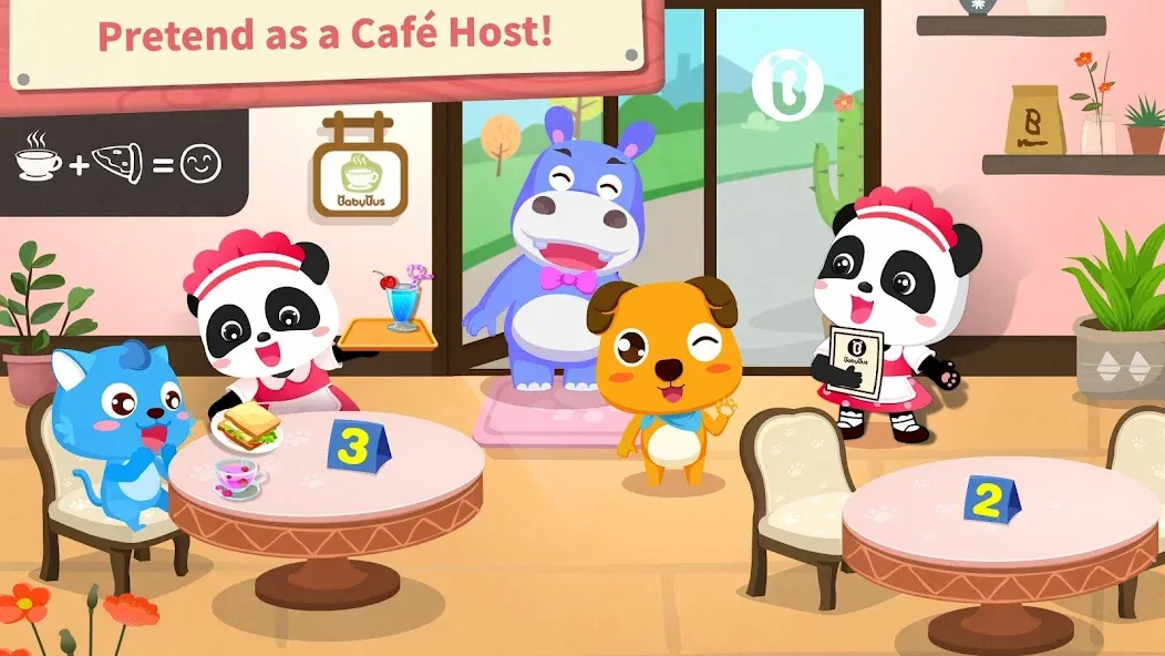 Скачать взлом Baby Panda’s Summer: Café  [МОД Много монет] — последняя версия apk на Андроид screen 4