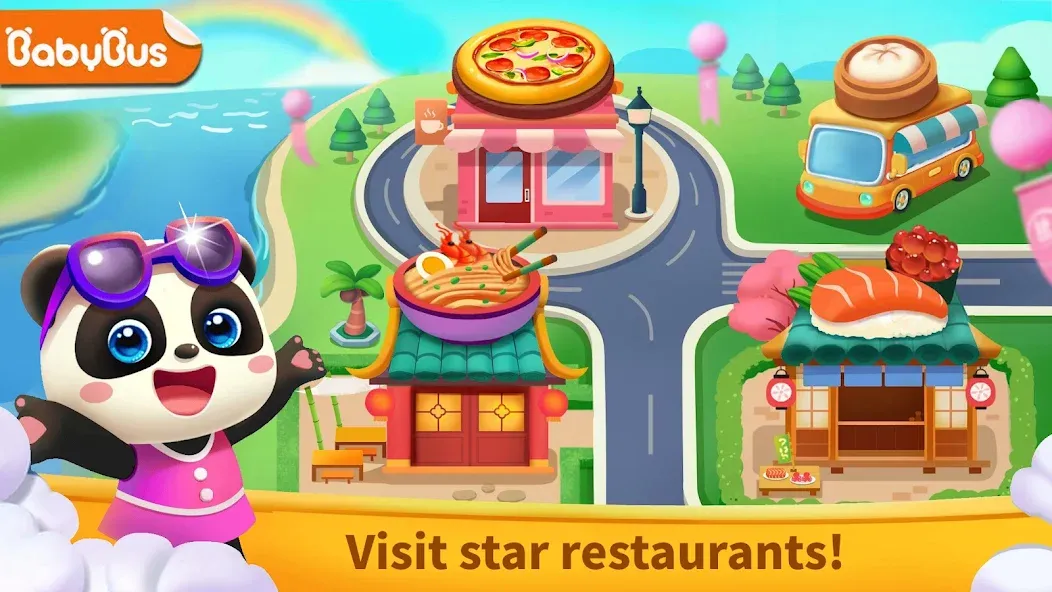 Скачать взлом Little Panda: Star Restaurants  [МОД Бесконечные монеты] — последняя версия apk на Андроид screen 1