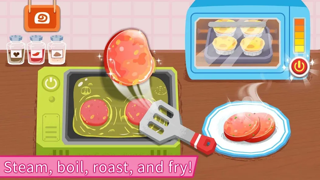 Взломанная Baby Panda's Breakfast Cooking  [МОД Бесконечные деньги] — полная версия apk на Андроид screen 3