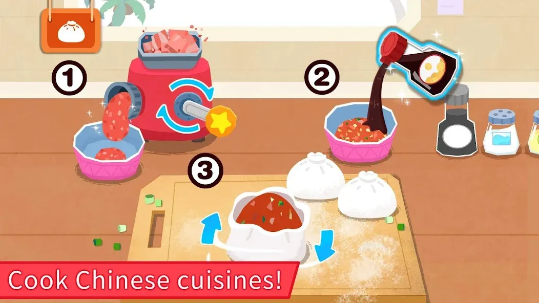 Взломанная Baby Panda's Breakfast Cooking  [МОД Бесконечные деньги] — полная версия apk на Андроид screen 4