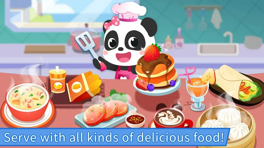 Взломанная Baby Panda's Breakfast Cooking  [МОД Бесконечные деньги] — полная версия apk на Андроид screen 5