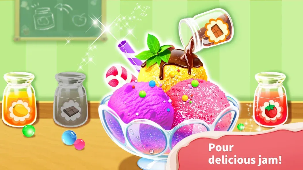 Взлом Baby Panda’s Ice Cream Shop  [МОД Все открыто] — полная версия apk на Андроид screen 2