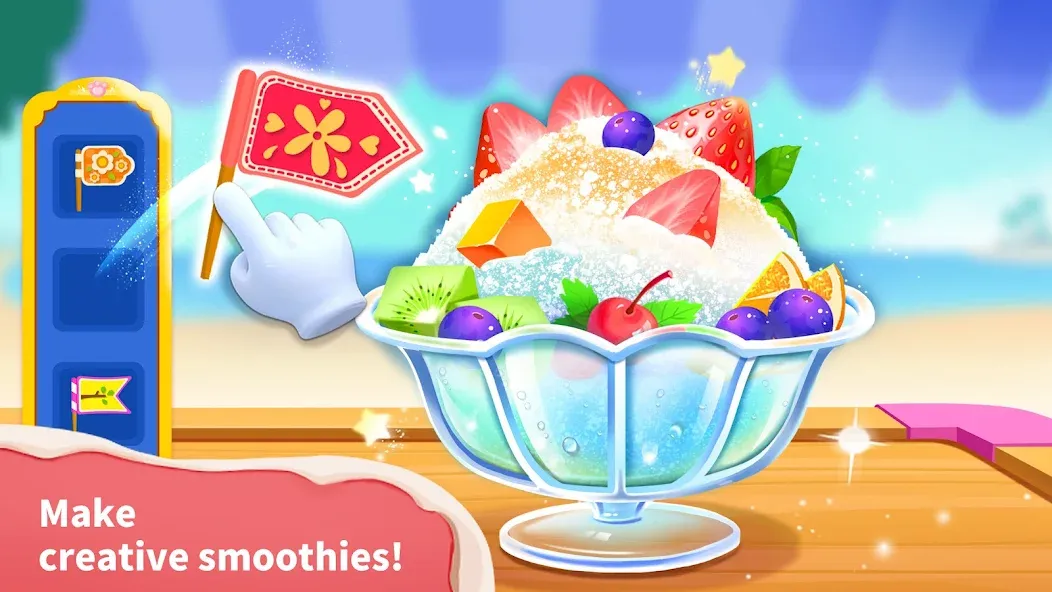 Взлом Baby Panda’s Ice Cream Shop  [МОД Все открыто] — полная версия apk на Андроид screen 4