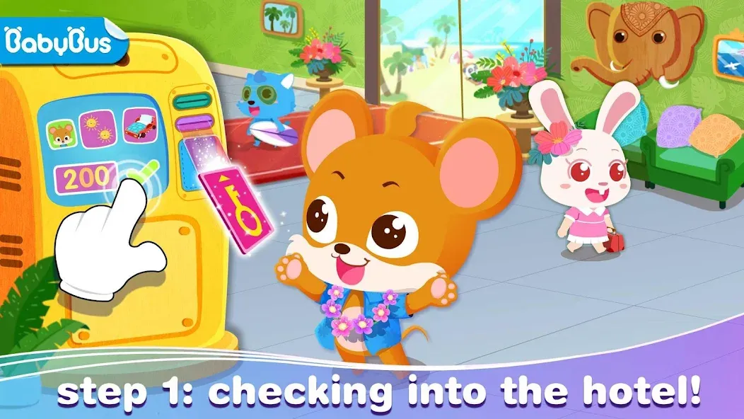 Скачать взломанную Baby Panda’s Summer: Vacation  [МОД Меню] — полная версия apk на Андроид screen 1