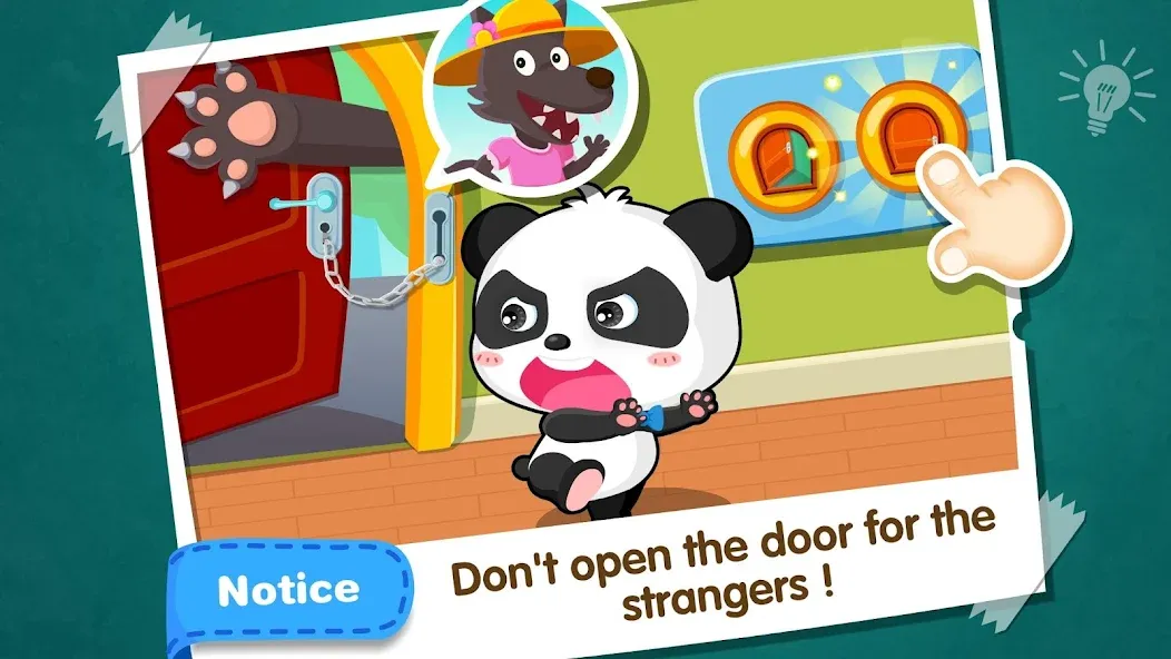 Скачать взлом Baby Panda Home Safety  [МОД Unlimited Money] — полная версия apk на Андроид screen 3