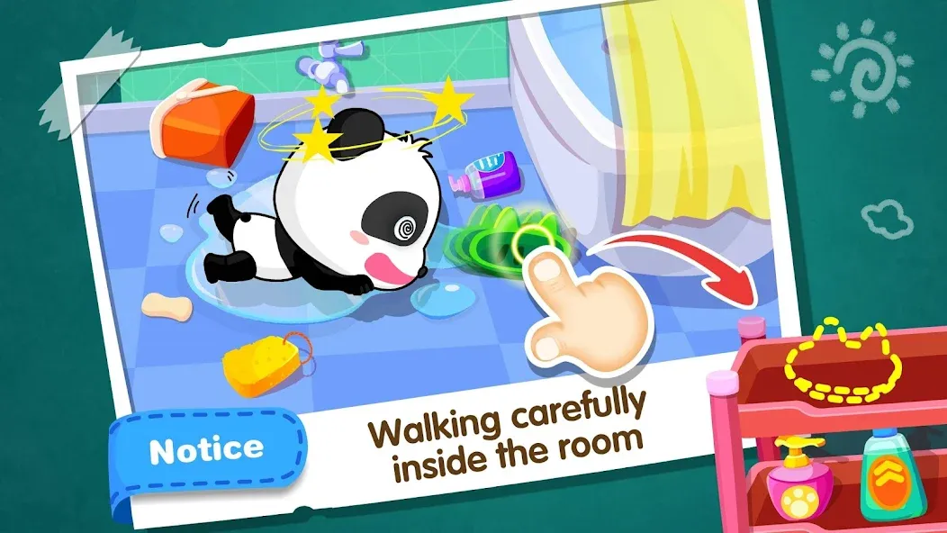 Скачать взлом Baby Panda Home Safety  [МОД Unlimited Money] — полная версия apk на Андроид screen 4