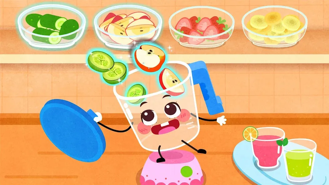 Взломанная Baby Panda's Kitchen Party  [МОД Меню] — полная версия apk на Андроид screen 4