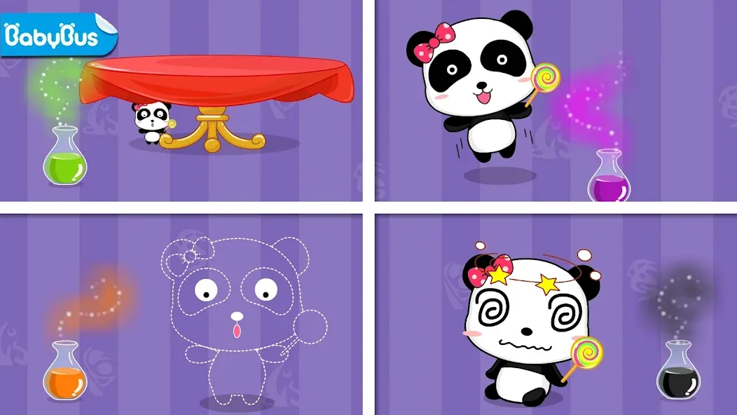 Взломанная Baby Panda's Color Mixing  [МОД Много денег] — полная версия apk на Андроид screen 1