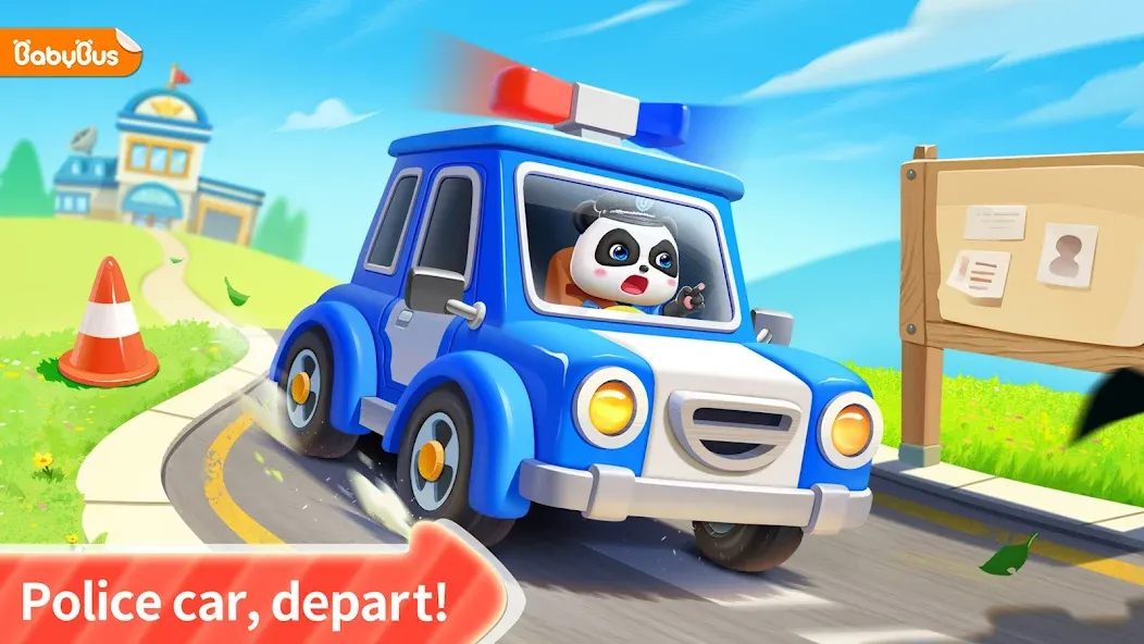 Взлом Little Panda Policeman  [МОД Все открыто] — полная версия apk на Андроид screen 1